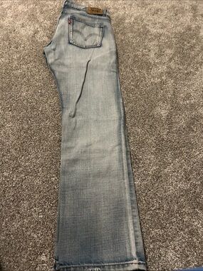 Levi's Light Blue Straight Leg Jeans with Red Tab